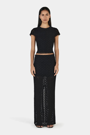 Ownley Delphine Skirt | Black