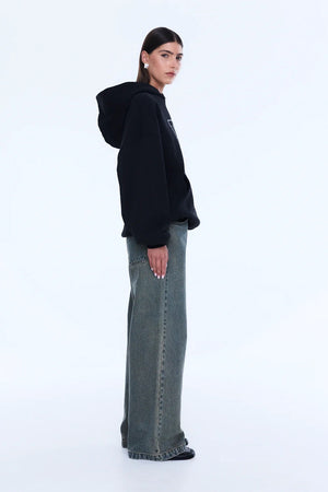 Ena Pelly Cassie Oversized Hoodie | Black