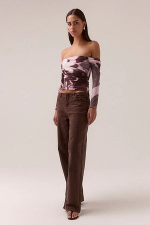 Sovere Afterlight Long Sleeve Top | Raisin