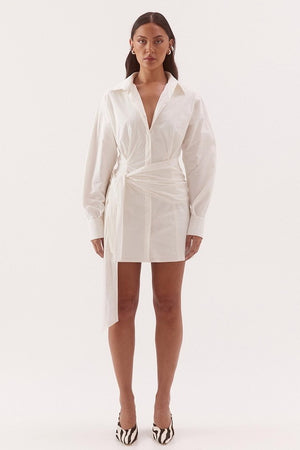 Sovere Studio Marlowe Shirt Dress | Chalk || PRE_ORDER ETA 25/07/2026