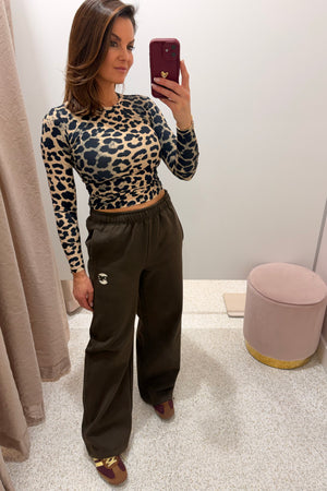 P.E Nation Voltage Straight Leg Trackpant | Coffee