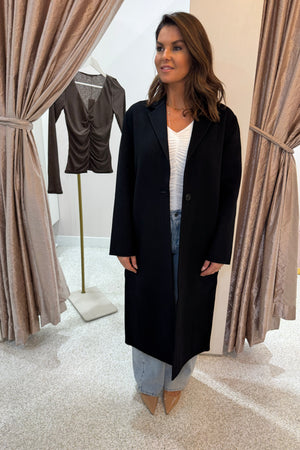 Nude Lucy Riley Wool Coat | Black