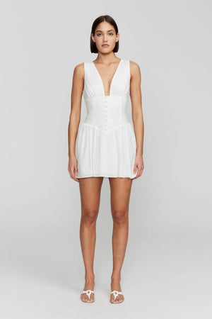 Ownley Martha Mini Dress | Ivory