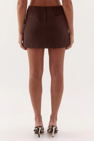 Sovere Studio Amorey Skort | Espresso