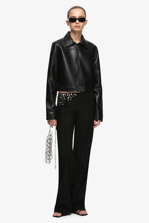 Bec + Bridge Saphira Cropped Jacket | Black