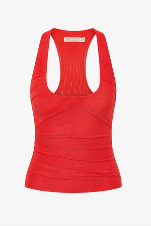 Bec + Bridge Alyna Racer Top | Flame
