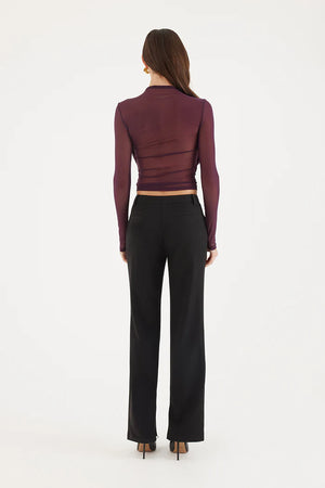 Madison The Label Grace Top | Aubergine