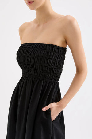 Nude Lucy Zuri Tencel Maxi Dress | Black