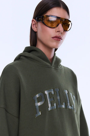 Ena Pelly Cassie Oversized Hoodie | Washed Olive