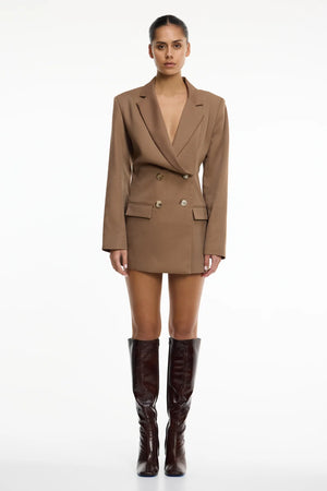 Significant Other Eris Blazer Dress | Taupe