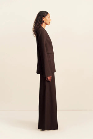 Shona Joy Asher Double Breasted Blazer | Ristretto
