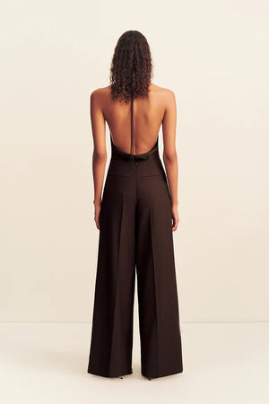 Shona Joy Asher Button Wide Leg Pant| Ristretto