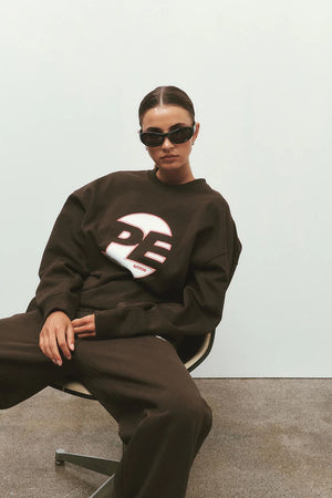 P.E Nation Oversized Sweat | Coffee