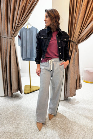 Bassike Classic T-Shirt | Faded Plum