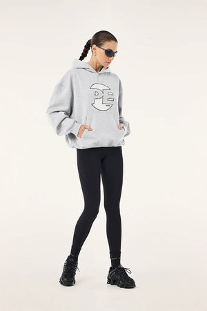 P.E Nation Voltage Hoodie | Mid Grey Marle