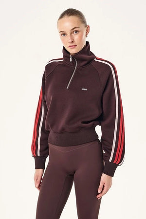 P.E Nation Scout 1/4 Zip | Dark Plum