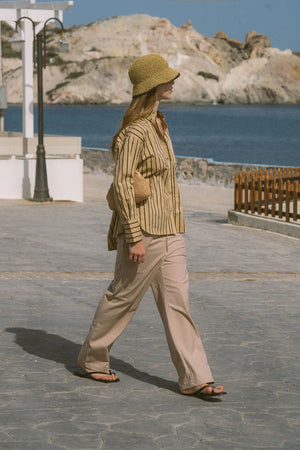 Araminta James AJJA Pocket Shirt | Sand || PRE_ORDER ETA 28/08/2026