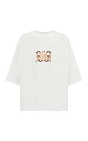Araminta James AJJA Oversized Tee | Snow White || PRE_ORDER ETA 28/08/2026