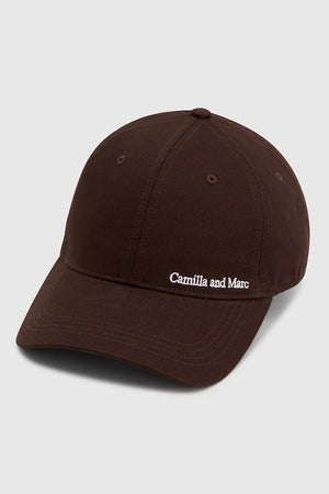C&M Camilla & Marc Thome Embroidered Cap | Chocolate