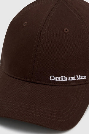 C&M Camilla & Marc Thome Embroidered Cap | Chocolate