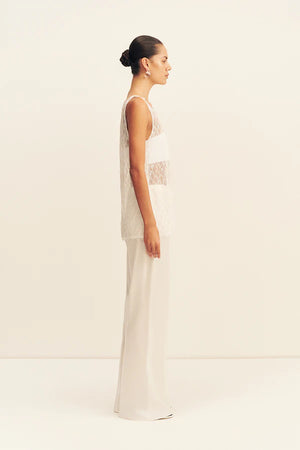 Shona Joy Talita Scoop Neck Top | Ivory