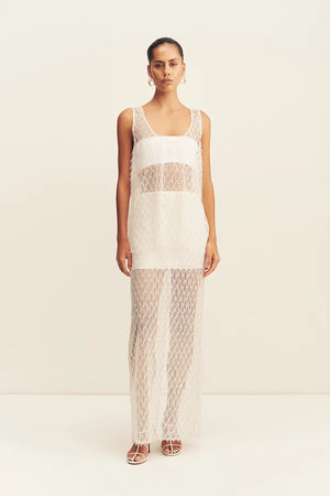 Shona Joy Talita Scoop Neck Top | Ivory