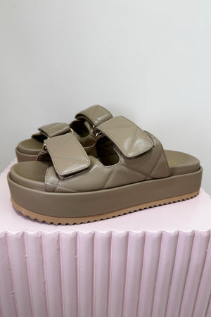 Hael & Jax Humble Platform Slide | Taupe