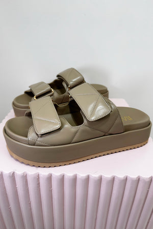 Hael & Jax Humble Platform Slide | Taupe