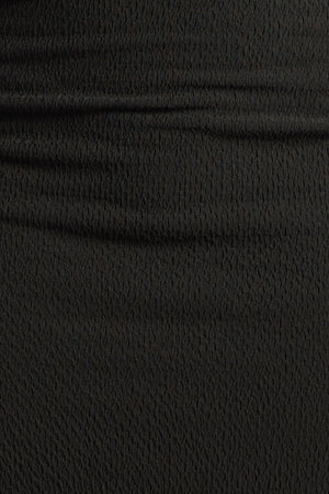 Chosen By Fifi & Annie The Textured Jersey Midi Dress | Black || PRE ORDER ETA 03/09/2026