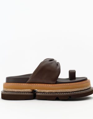 Alias Mae Valerie Platform Slide | Chocolate || PREORDER ETA 11/09/2026