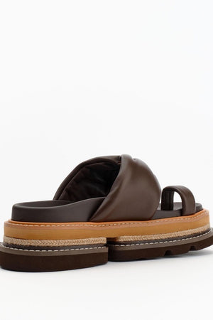 Alias Mae Valerie Platform Slide | Chocolate || PREORDER ETA 11/09/2026
