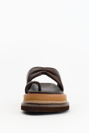 Alias Mae Valerie Platform Slide | Chocolate || PREORDER ETA 11/09/2026