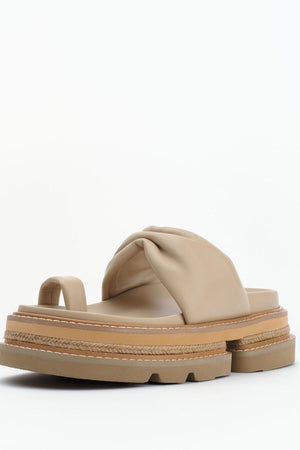 Alias Mae Valerie Platform Slide | Cream || PREORDER ETA 11/09/2026