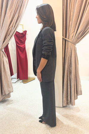 Bec + Bridge Shae Oversized Pant | Charcoal