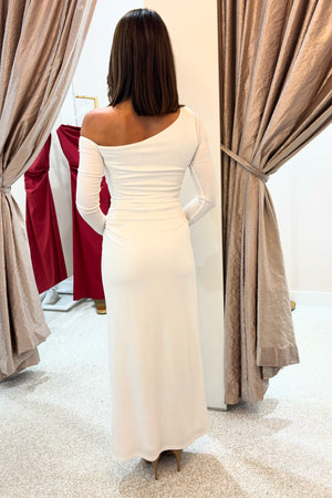 Ownley Blakely Jersey Dress | White