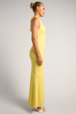 Chosen By Fifi & Annie The Jennifer Cowl Neck Maxi Dress | Lemoncello