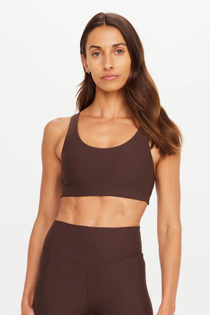 The Upside Peached Jade Racerback Bra | Cocoa
