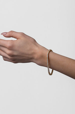 Liberte Dolce Vita Rhodium CZ Bracelet | Silver