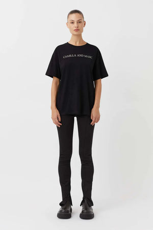 C&M Camilla & Marc Asher Tee | Black / Stone