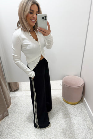 Chosen By Fifi & Annie The Ultimate Linen Wide Leg Pant | Black