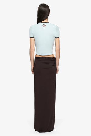 Bec + Bridge Solara Tee | Chocolate/Sky