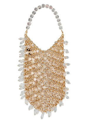 Olga Berg The Florence Chain Mail Bag | Champagne