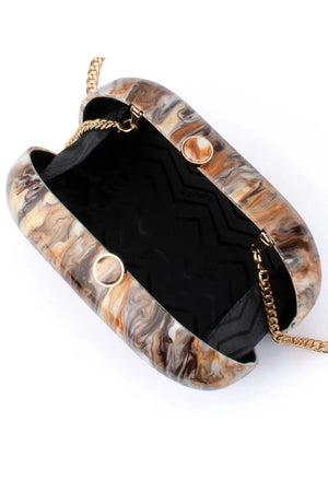 Olga Berg Maeve Marble Bag | Natural