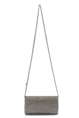 Olga Berg Mariana Crystal Clutch | Black