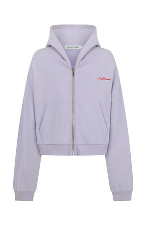 Araminta James A James Zip Thru Hoodie | Lavender || PRE_ORDER ETA 17/10/2026