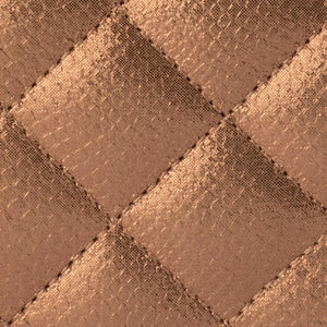 Olga Berg Zoey Quilted Clutch | Copper