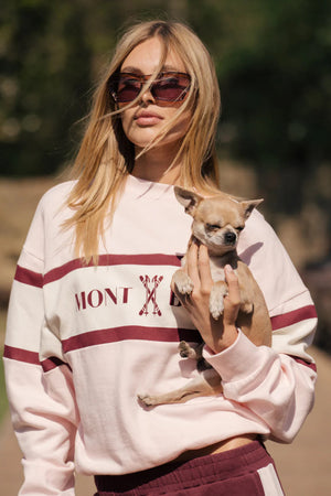 Araminta James Alpine Sweatshirt | Light Blush