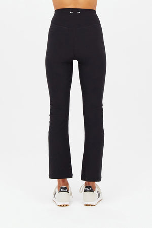 The Upside Peaced Thia Crop Flare | Black || PRE_ORDER ETA 27/10/2026