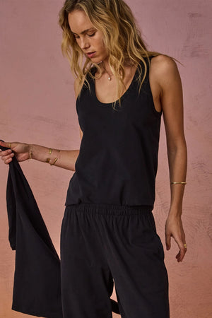 The Upside Soho Jacquie Tank Top | Black || PRE_ORDER ETA 27/10/2026