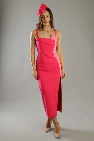 Morgan & Taylor Blaze Beret Fascinator | Hot Pink